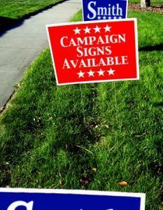 Election Yard Signs Alpharetta GA